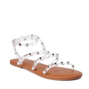 NWT Time and Tru Studded Gladiator Sandals